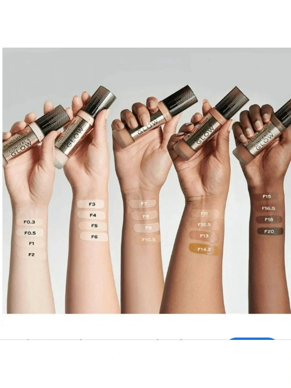 Illuminating Foundation — Warm Beige/Tan Shade F 4